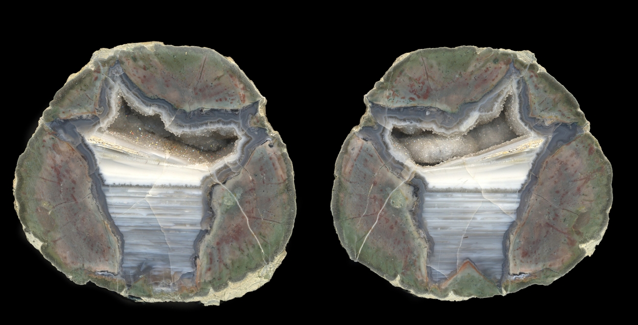 Easily the Finest Naches Pair I have Ever Seen - Water Lines, Tilt Lines and Crystal Cave